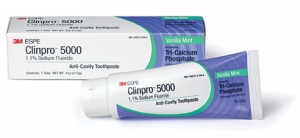 Clinpro 5000 Toothpaste 1.1% NaF Dentifrice VanillaMint 4oz Tube Ea