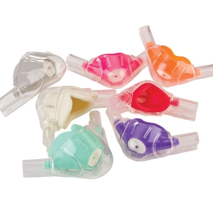 ACCUTRON - CLEARVIEW - CLASSIC SINGLE USE NASAL MASKS LARGE ADULT - French Vanilla