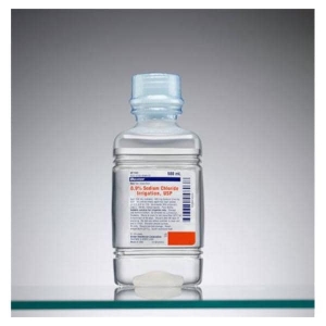 Sodium Chloride Irrigation 0.9% USP 500ml Bottle 18Cs