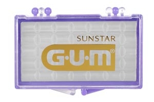 GUM Unflavored Wax with Vitamin E 24Bx