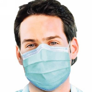Crosstex Procedural Earloop Mask ASTM2 Blue 50Bx