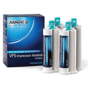 VPS Impression Material Heavy Fast Set 50ml. Cartridges 4/bx. - MARK3*