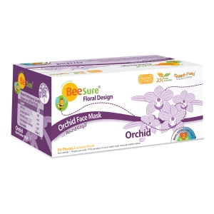 KNK - BeeSure Orchid Floral Design Face Mask