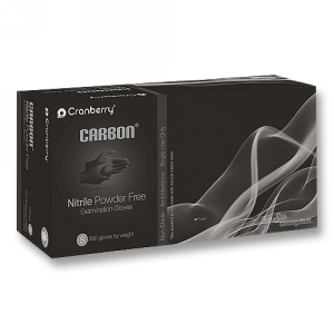 CARBON Nitrile PF Exam Gloves (XS) 200Bx