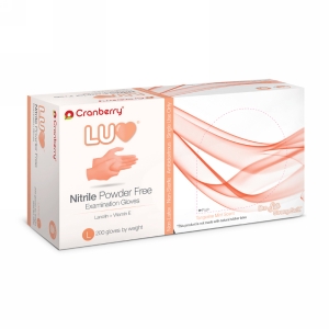 Cranberry Luv Nitrile (Tangerine-Mint Scent) Gloves (XS) 200Bx