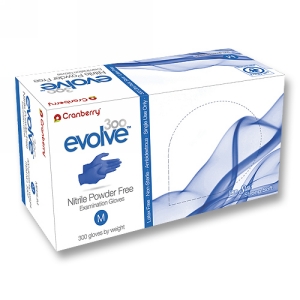 Evolve Nitrile PF Exam Gloves (M) 300Bx