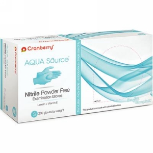Aqua Source PF Nitrile Gloves (S) 200Bx