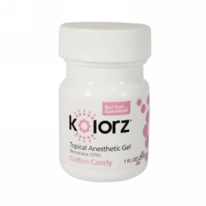 Kolorz Topical Anesthetic Gel Cotton Candy 1oz