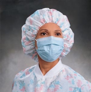 Halyard Health Tecnol Fluid Shield Blue Mask
