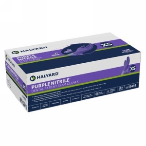 HALYARD PURPLE NITRILE DENTAL EXAM GLOVES, 53430