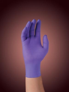 Purple Nitrile PF Exam Gloves (M) 100Bx