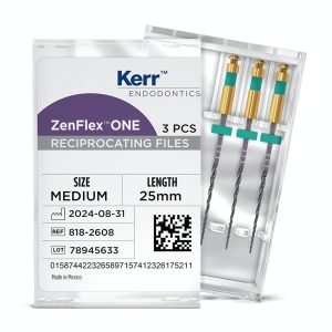 ZenFlex ONE Reciprocating NiTi File 25mm 3/Pk Medium