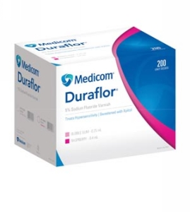 MEDICOM DURAFLOR 5% SODIUM FLUORIDE VARNISH, 1011-BG200
