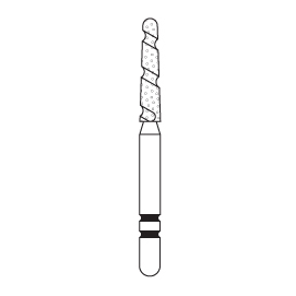 TS2000 Diamond Round End Taper 2004.8 Coarse 5Pk TS2000 Diamond Round End Taper 2004.8 Coarse 5Pk