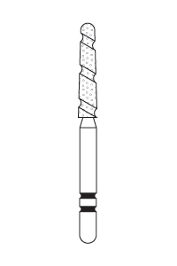 TS2000 Diamond Round End Taper 2005.9 Coarse 5Pk TS2000 Diamond Round End Taper 2005.9 Coarse 5Pk
