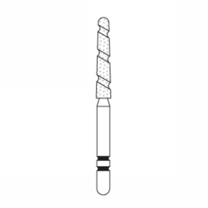 TS2000 Diamond Round End Taper 2005.10 Coarse 5Pk TS2000 Diamond Round End Taper 2005.10 Coarse 5Pk
