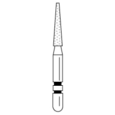 Premier - Two Striper Cone Diamonds Friction Grip Burs - 207.7C Coarse