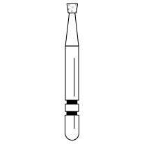 Premier - Two Striper Inverted Cone Diamonds Friction Grip Burs - 310.1F Fine