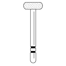 Premier - Two Striper Wheel Diamonds Friction Grip Burs - 866C