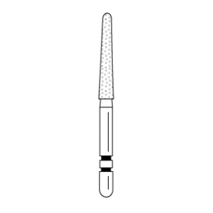 Two Striper Diamond Bur Super Coarse 770.10SC 5/Pk Two Striper Diamond Bur Super Coarse 770.10SC 5/Pk