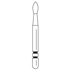Premier - Two Striper Football Diamonds Friction Grip Burs - 292 MF2