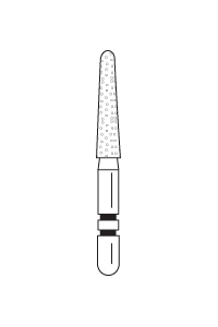 Two Striper Diamond Bur Short Shank Coarse 770.8 S 5Pk