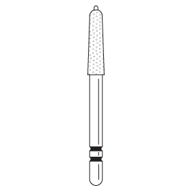 Premier - Two Striper Guide Pin Diamond Friction Grip Burs - SE740.8F
