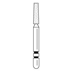Premier - Two Striper KR Taper Diamond Friction Grip Burs - 723.6F K