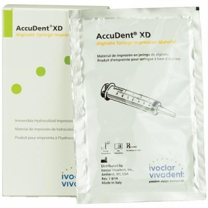 AccuDent XD Alginate 9g Syringe 12Bx