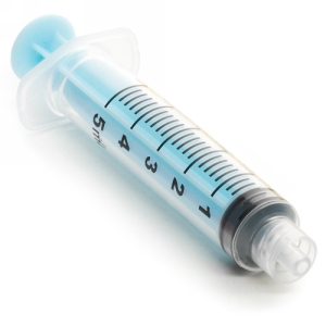 CanalPro Color Syringes 5 ml, Blue, 50/Box, 60019322