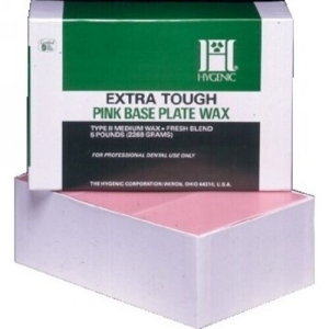 Hygenic Baseplate Wax Pink #3 Medium Soft 1Lb