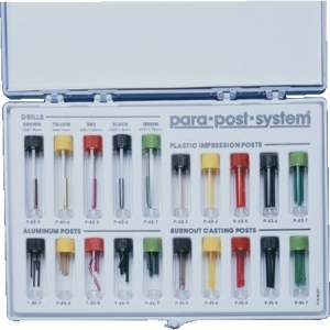 ParaPost Plastic Impression Posts Size 4, .040'', Yellow, 20/Pkg., P434