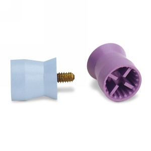 Prophy Cups Petite Web Short Screw Type Soft Purple 144Bg