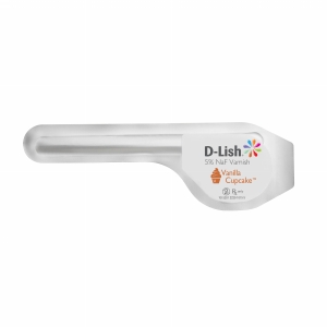 D-Lish 5% Sodium Fluoride Varnish Vanilla Cupcake 50Pk