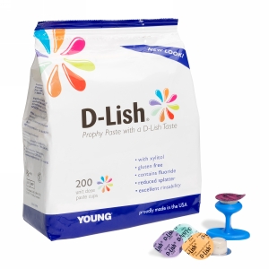 D-Lish Prophy Paste Fresh Strawberries Fine 200Bx
