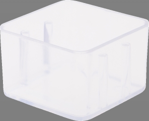 8-Hole Bur Block Cover 1" High, Zirc, 50Z401