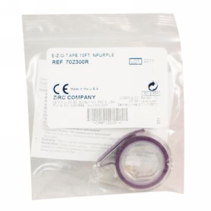 E-Z ID Tape Roll Neon Purple, Zirc, 70Z300R