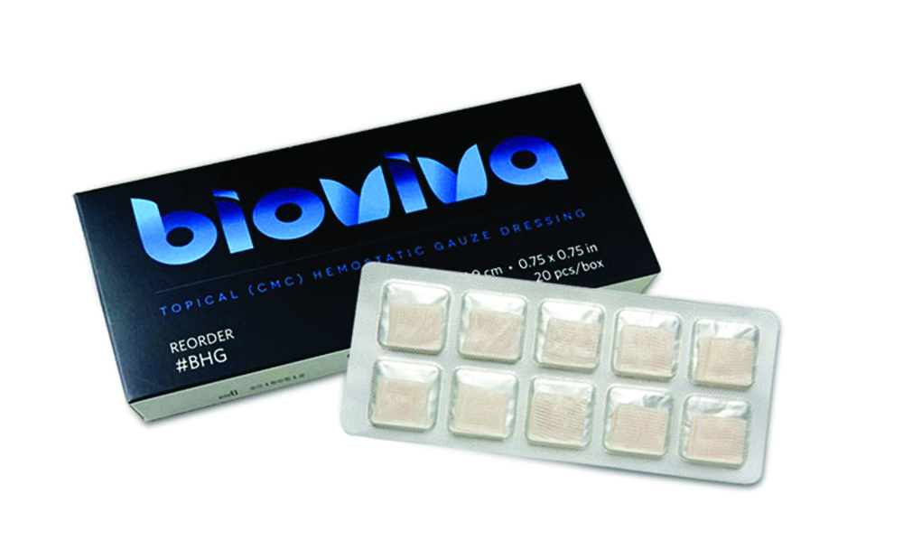 Bioviva Hemostatic Gauze (Gelfoam Comparable), 40 Pieces, 20/bx