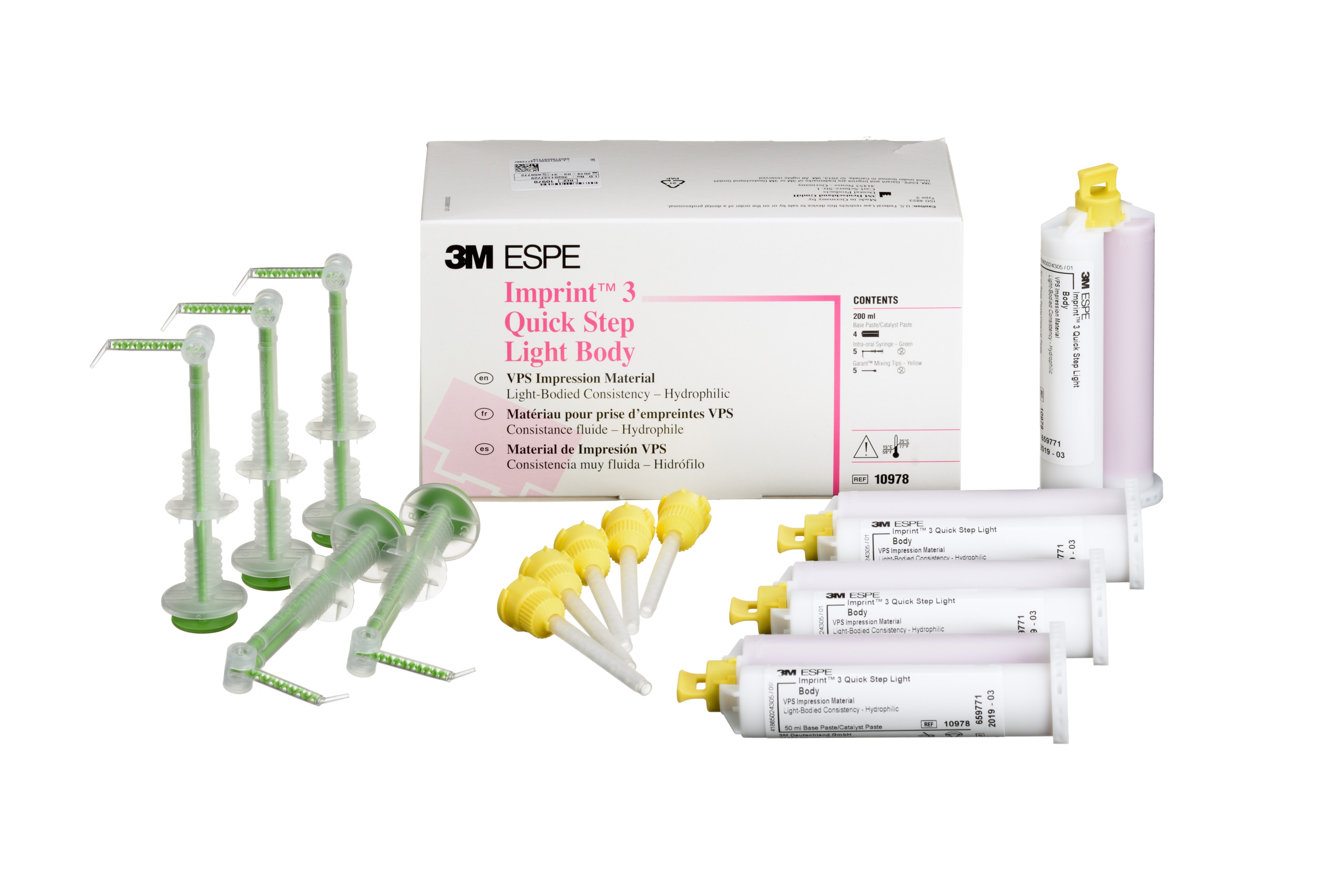 Imprint 3 Quick Step Light Body VPS Impression Material Refill 4Bx