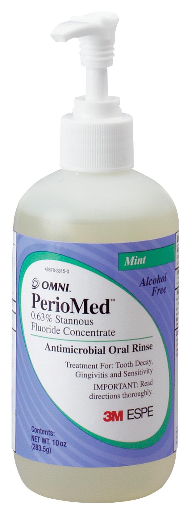 Periomed 0.63% Stannous Fluoride Oral Rinse Mint 10oz