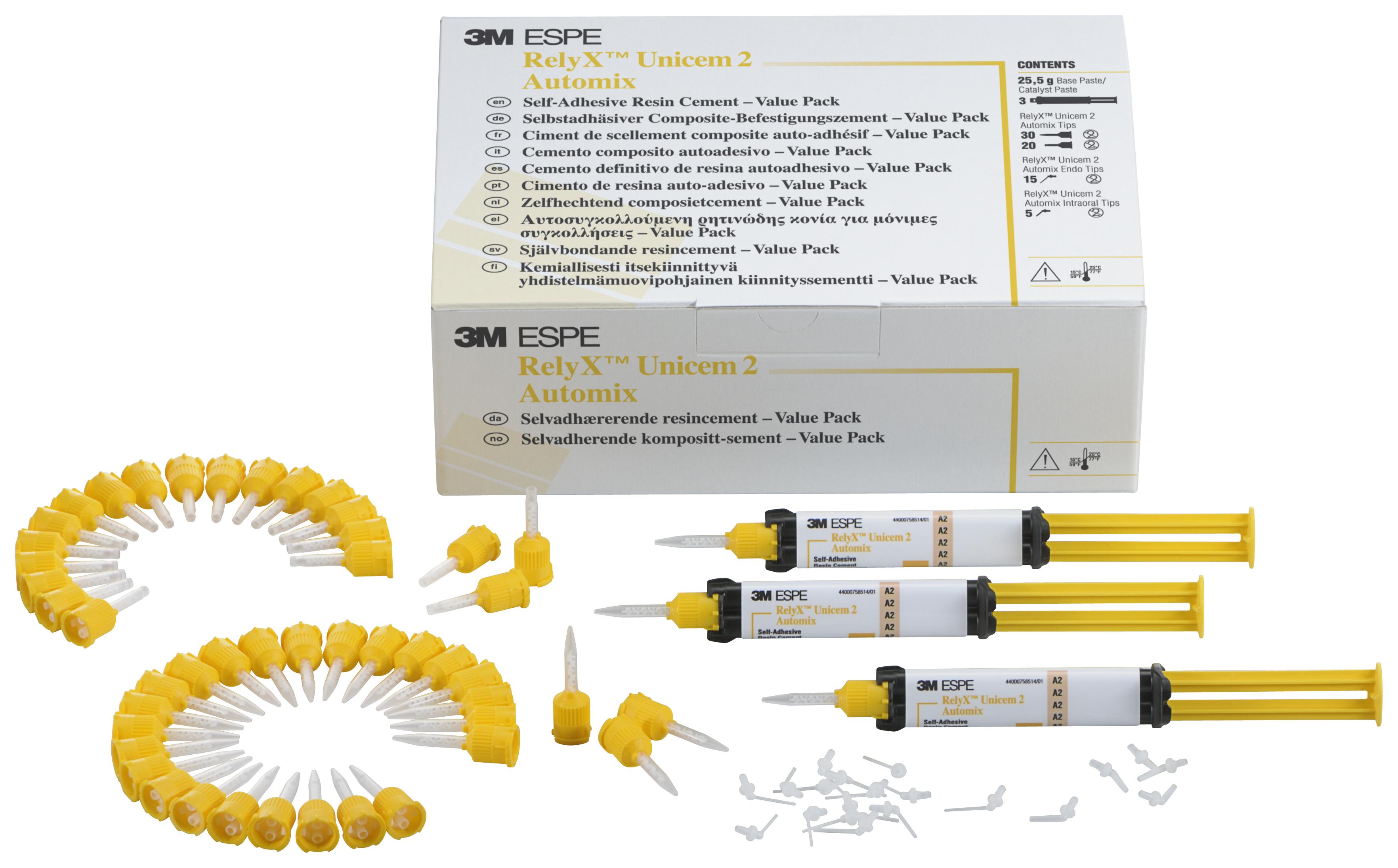 RelyX Unicem 2 Automix Self-Adhesive Resin Cemen Value Pack Translucent 3Pk