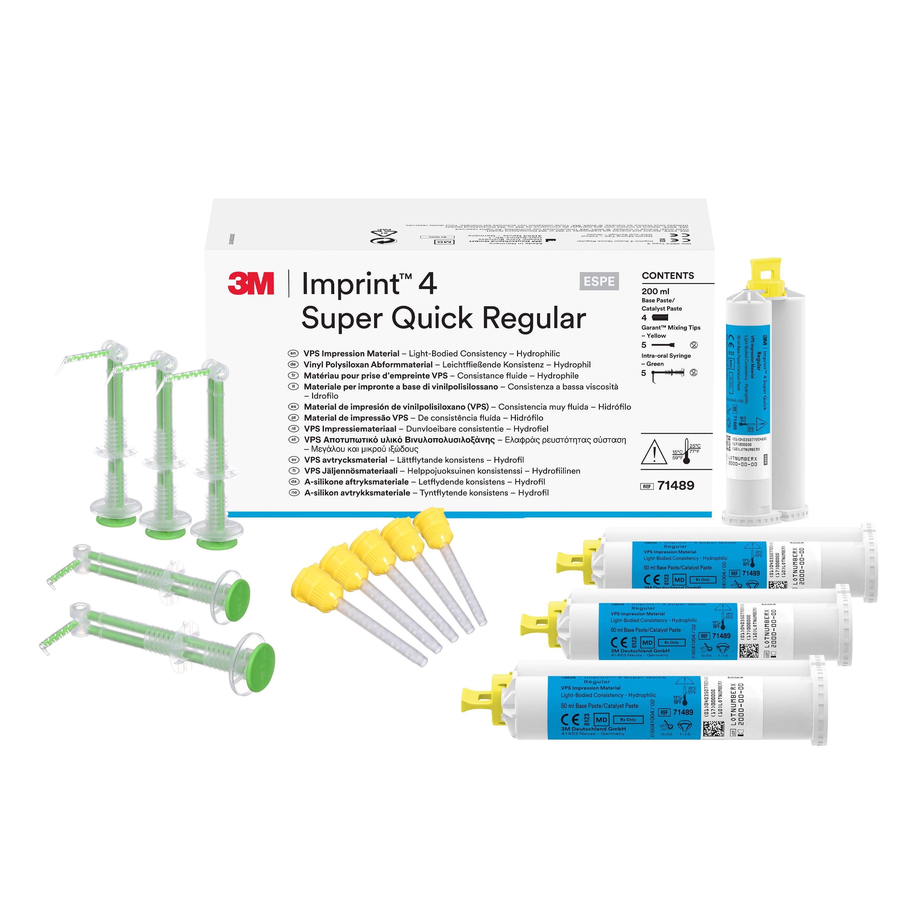 Imprint 4 Super Quick Regular VPS Impression Material Refill 4Pk