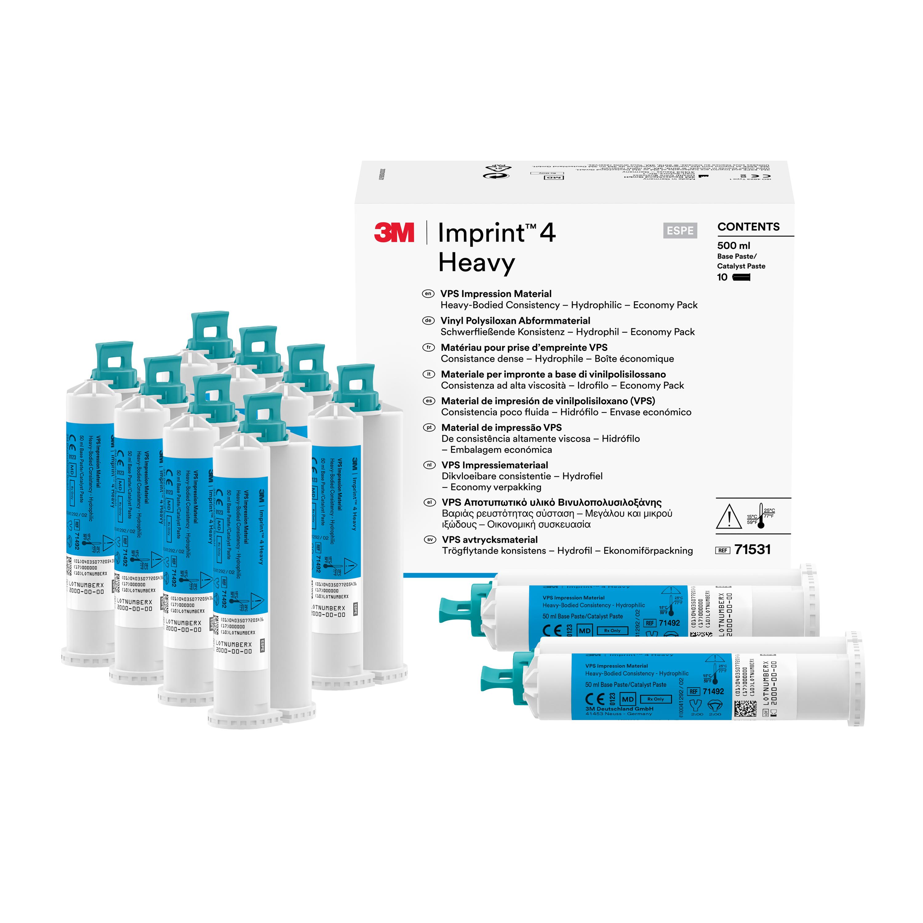 Imprint 4 Heavy VPS Impression Material Economy Pack 10Pk