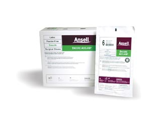 ANSELL ENCORE ACCLAIM POWDER-FREE LATEX SURGICAL GLOVES, 5795004