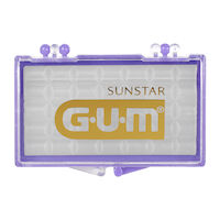 GUM Unflavored Wax with Vitamin E 24Bx