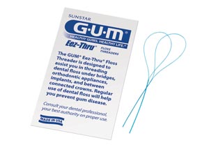 Gum Floss Threaders 100Bx