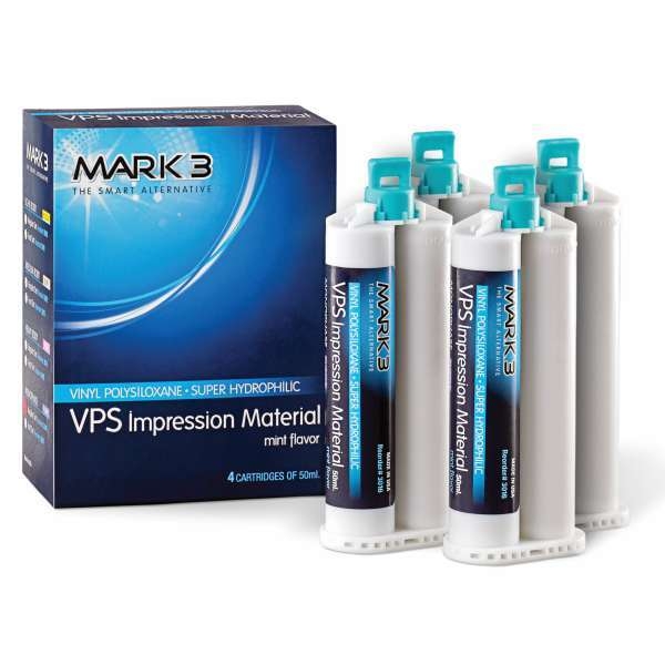 VPS Impression Material Heavy Fast Set 50ml. Cartridges 4/bx. - MARK3*