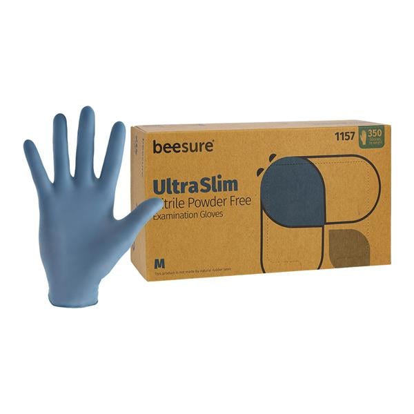 BeeSure UltraSlim Nitrile Gloves 350/Box Medium