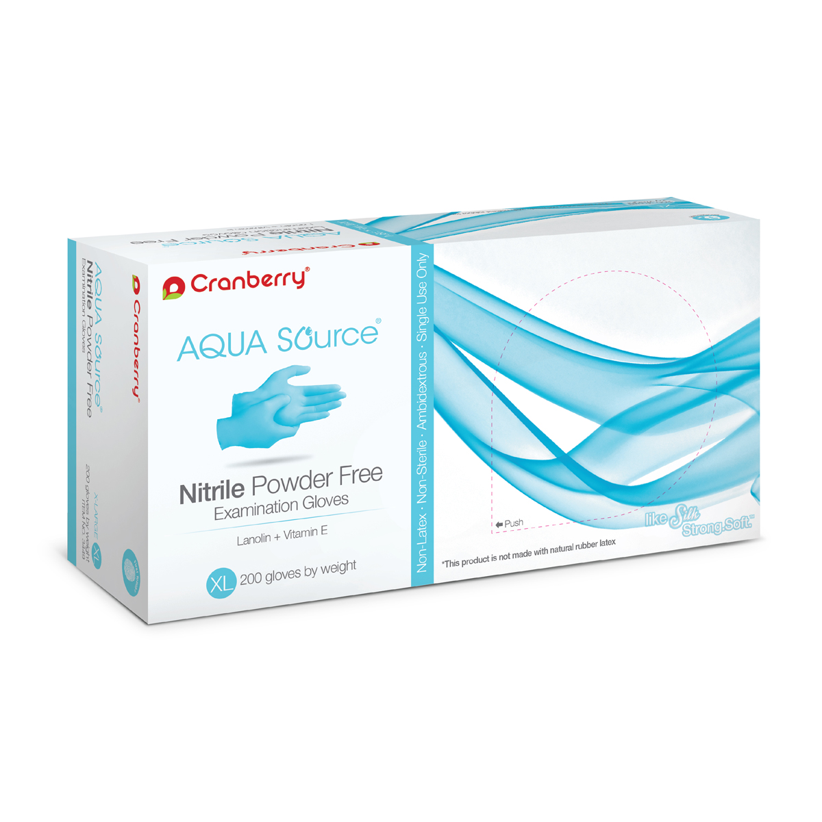 Aqua Source PF Nitrile Gloves (S) 200Bx