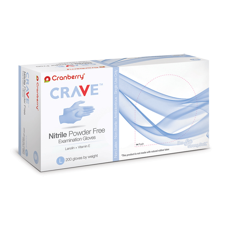 Crave PF Nitrile Glove (S) 200Bx